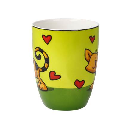 Goebel Ed Heck  Love Cat Künstlertasse