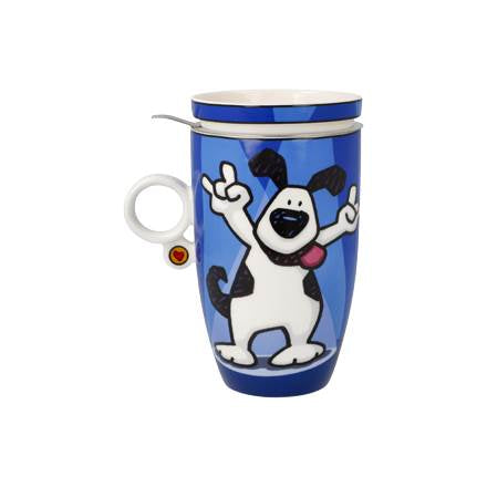 Goebel Ed Heck  Rock On Teetasse mit Deckel und Sieb