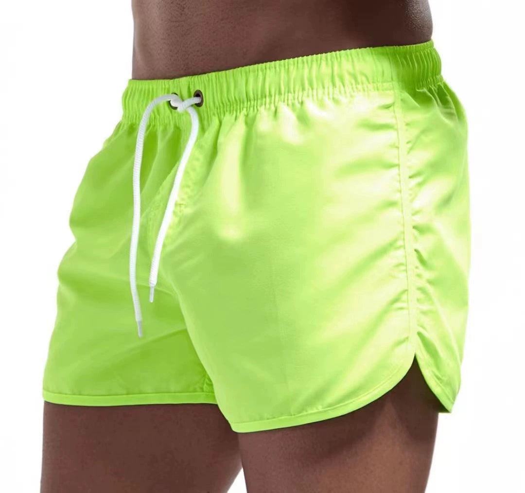 Short de bain homme vintage à cordon de serrage
