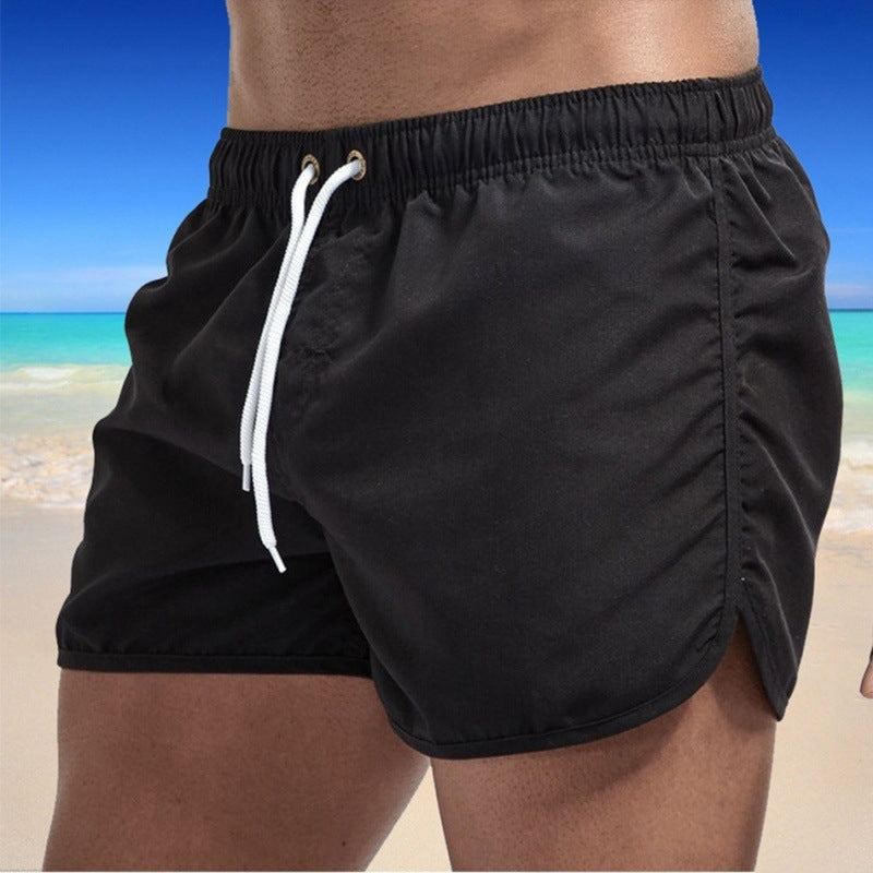Short de bain homme vintage à cordon de serrage