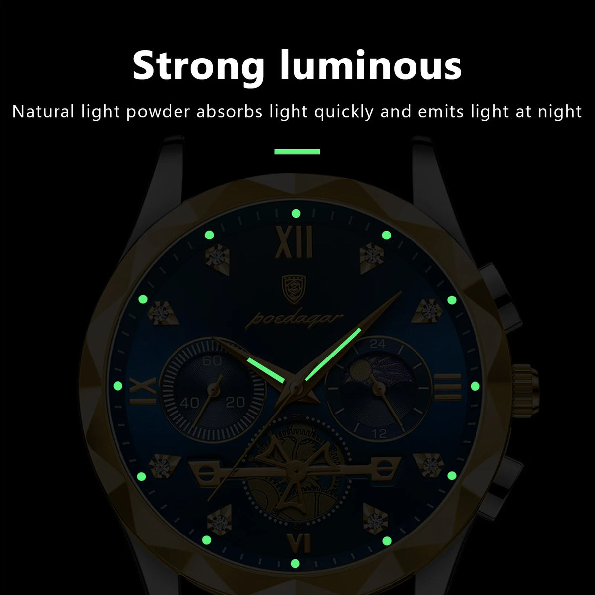 Montre Homme Acier, Chronographe