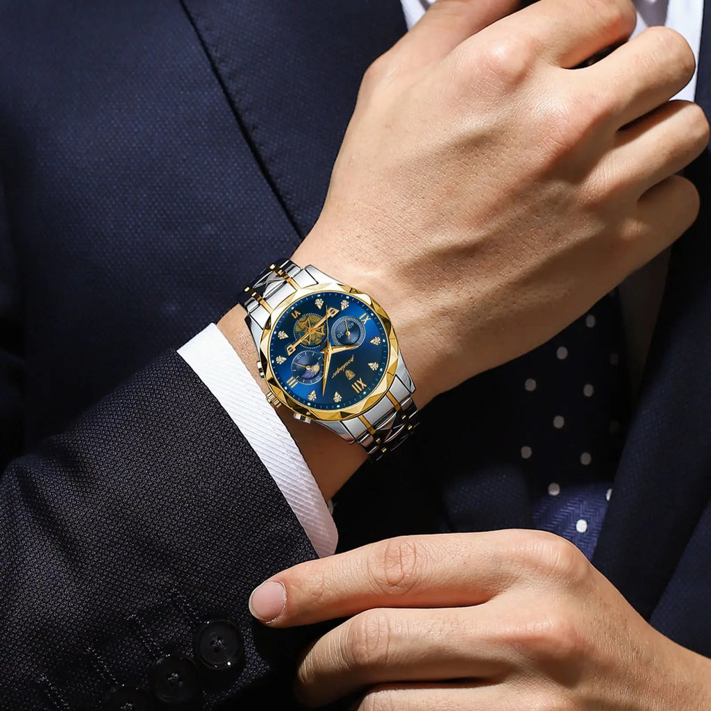 Montre Homme Acier, Chronographe