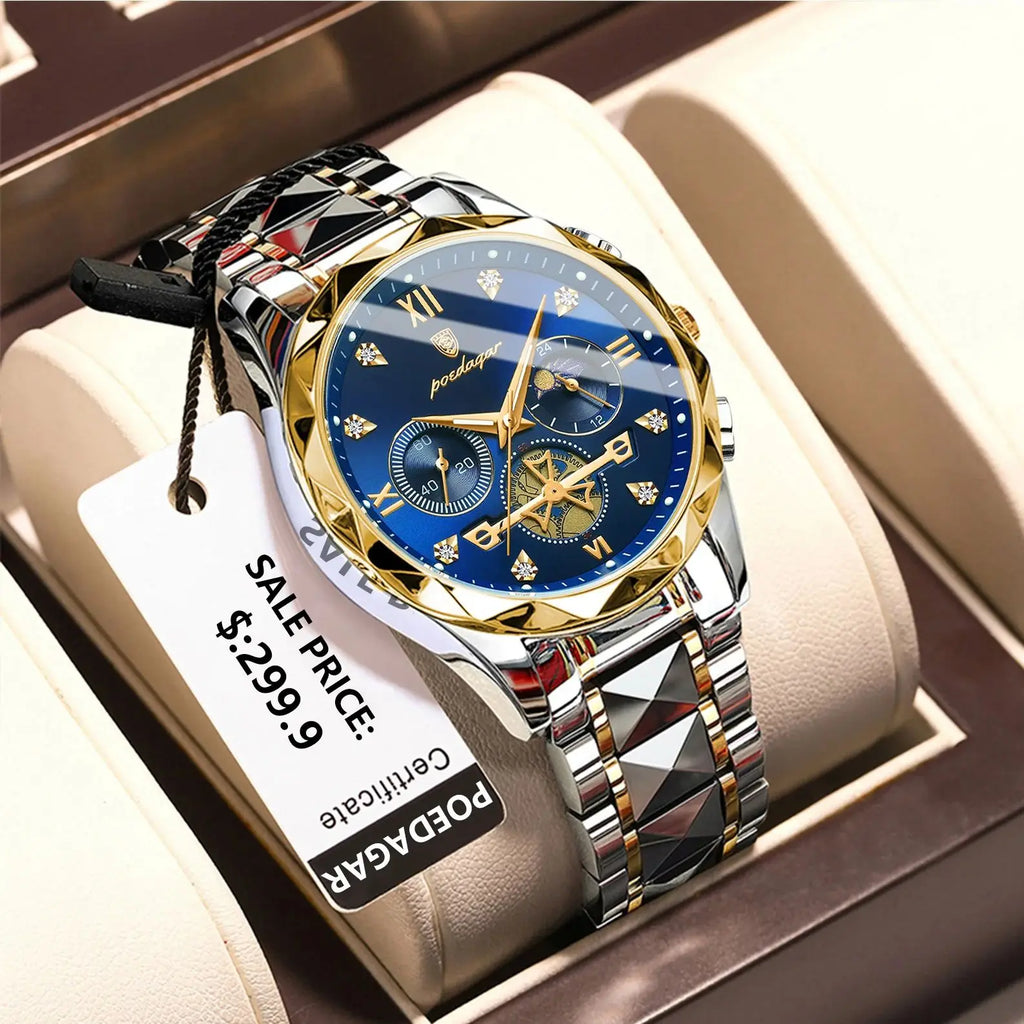 Montre Homme Acier, Chronographe