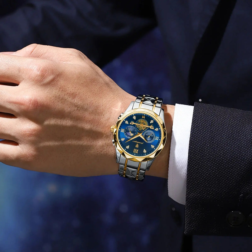 Montre Homme Acier, Chronographe