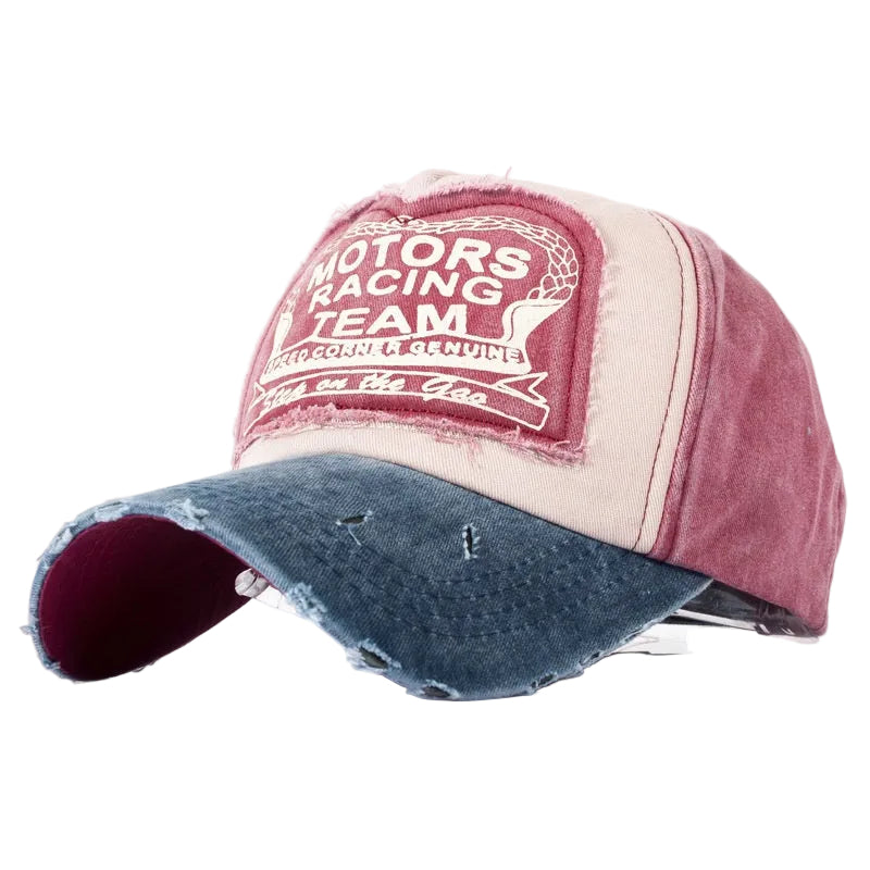 Casquette Baseball Vintage Brodée Motors Racing Team