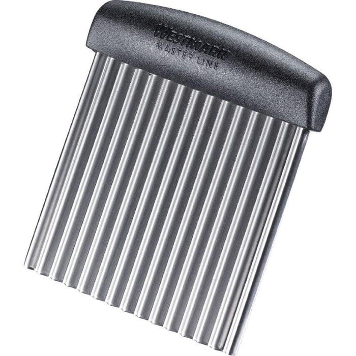 Westmark Wellenschneider Master Line  Hochwertiger Buntschneider zum einfachen Schneiden und Ausstechen von Obst, Gemüse oder Brot  Rostfreier Edelstahl