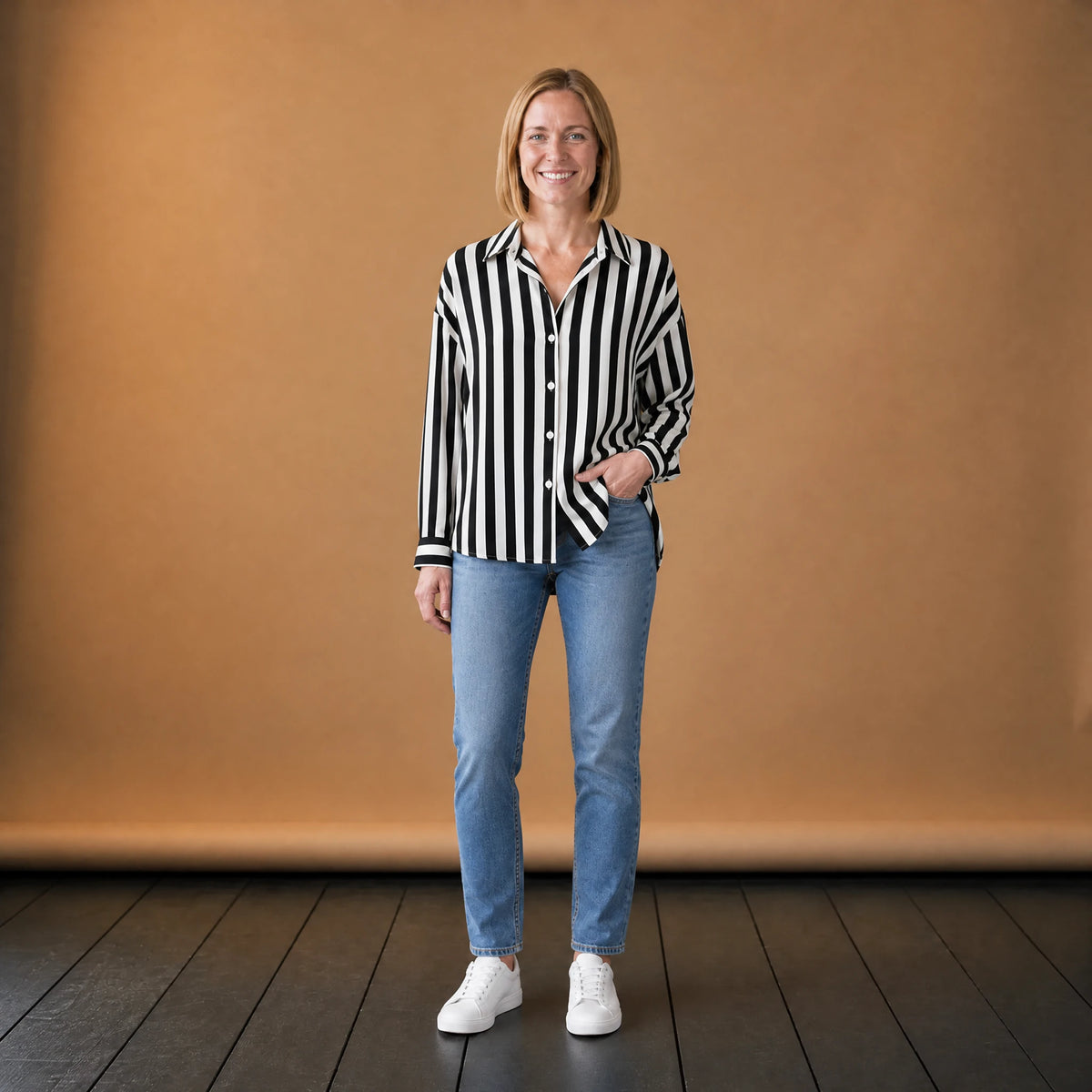 Chemise à Rayures Femme des Années 80 - VETEMENT Studio FEMME