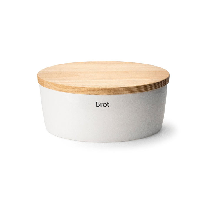 Continenta Brottopf Keramik oval, weiß 36x23x15,5cm