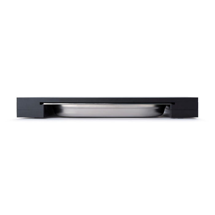 Continenta Schneidebrett mit Schublade, Duracore schwarz  48x32,5x5 cm
