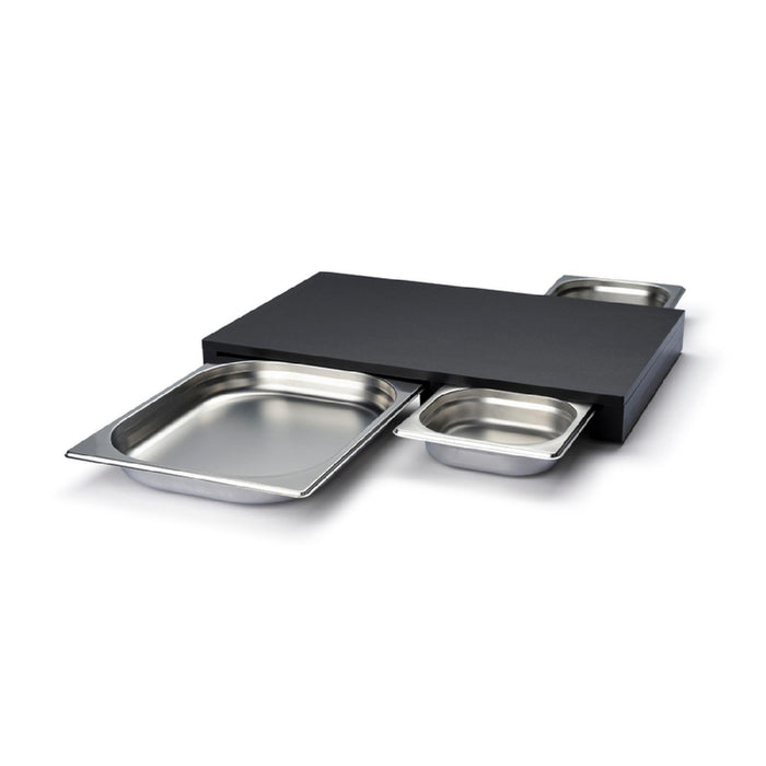 Continenta Multifunktionsbrett, Duracore schwarz  49,5x32,6x5 cm