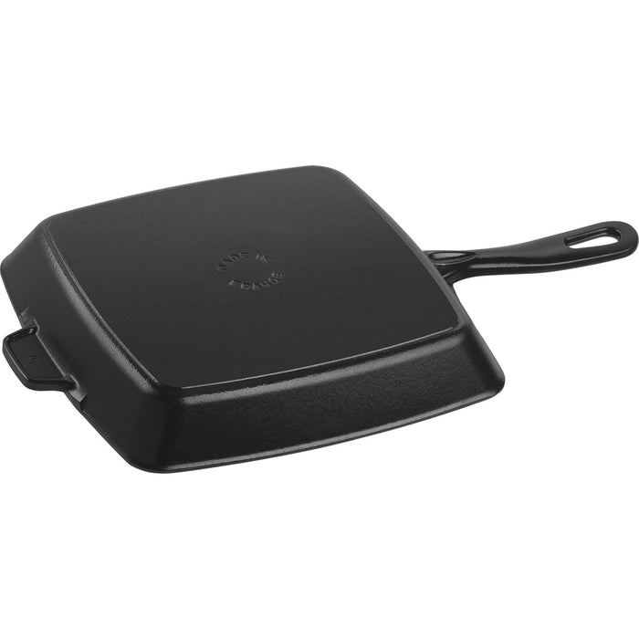 STAUB American Grill, 30 cm | Schwarz | quadratisch | Gusseisen