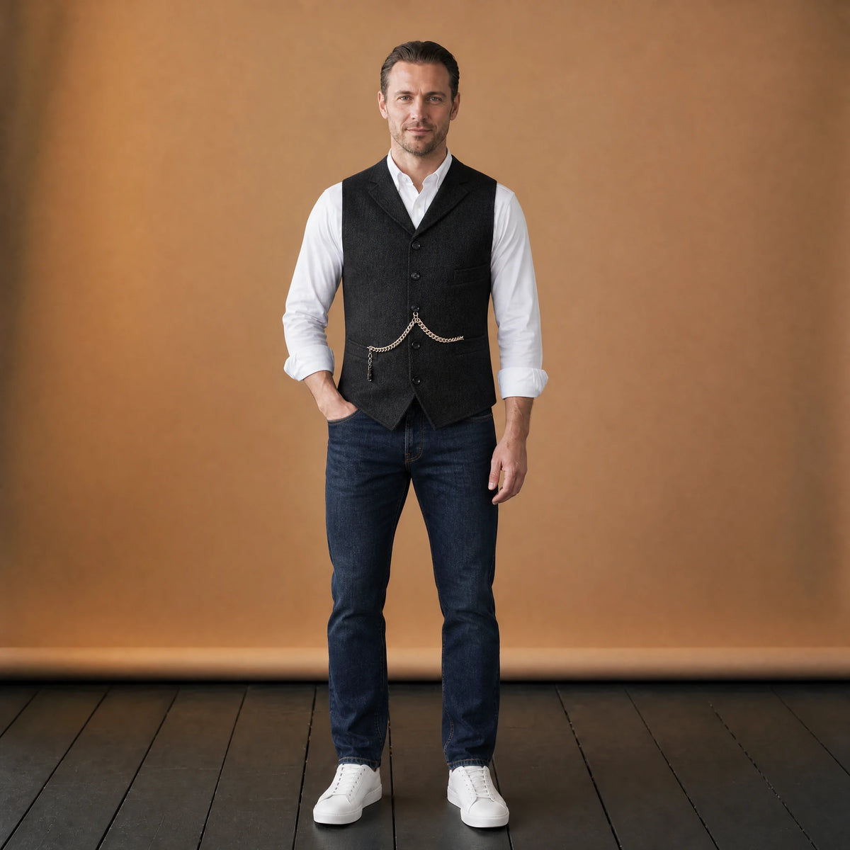 Gilet Vintage noir - VETEMENT Studio HOMME