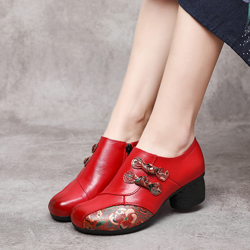 Escarpin Rouge Retro