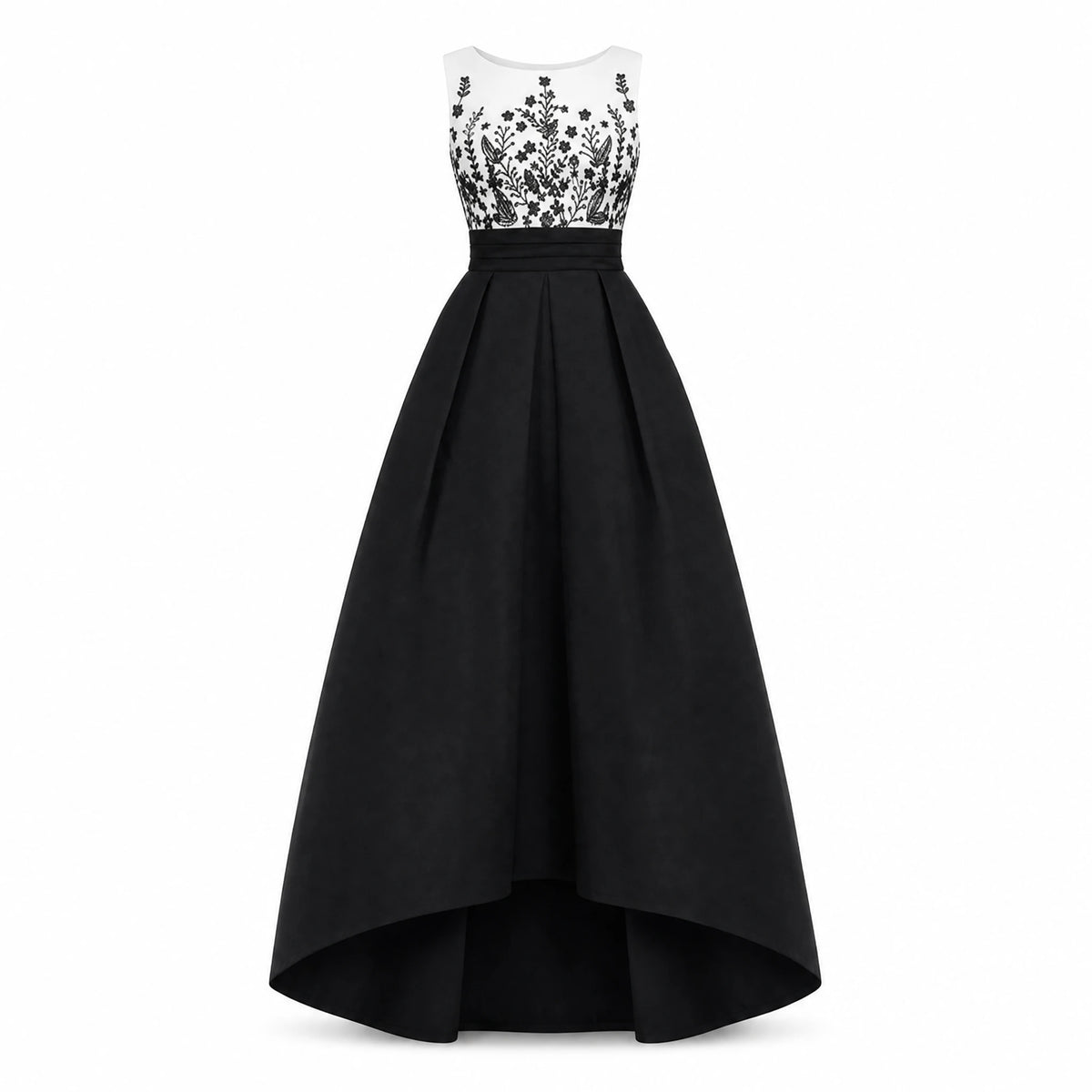 Jupe Longue Vintage Satin Soirée - image principale