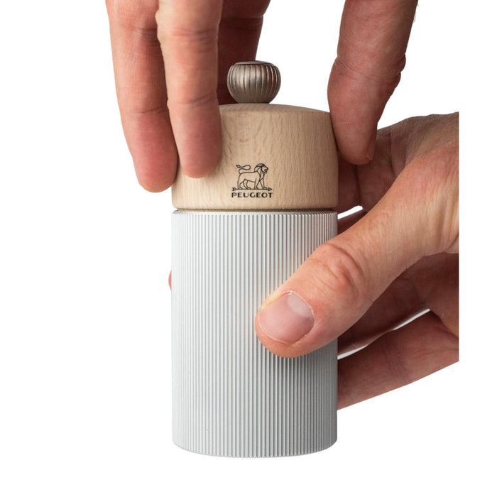 Peugeot LINE Pfeffermühle Aluminium/Natur 12 cm