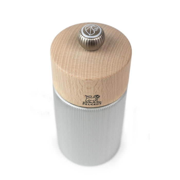 Peugeot LINE Salzmühle Aluminium/Natur 12 cm