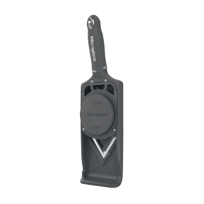 Microplane - Verstellbarer V-Hobel - Pure Cut Anthrazit Grau