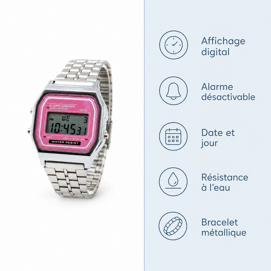 Montre Année 80 Tendance - Bénéfices produit