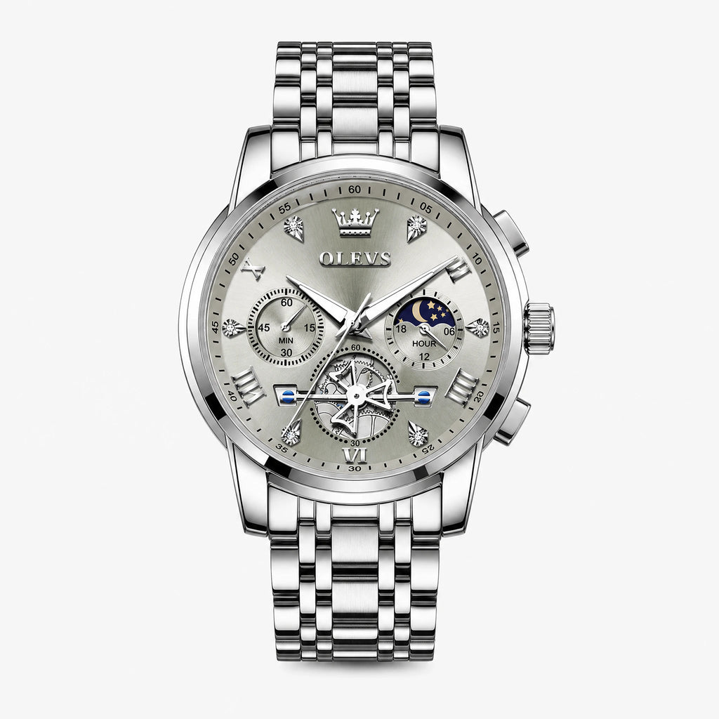 Montre Vintage Tendance - Argent Gris