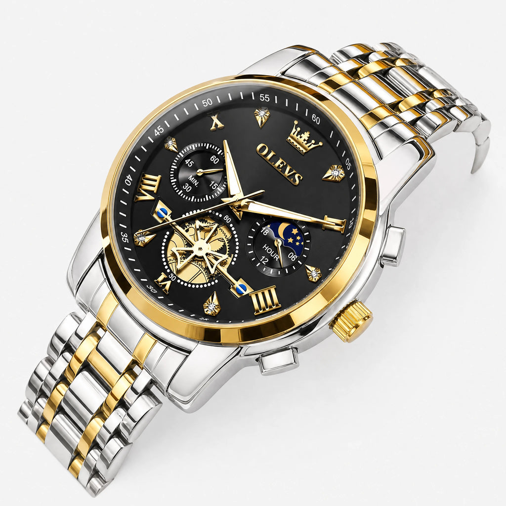 Montre Vintage Tendance - Or Noir