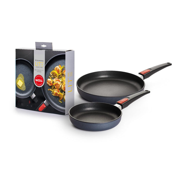 Woll Pfannenset Diamond Lite Induction, Ø20 cm + Ø28 cm, 5 cm hoch