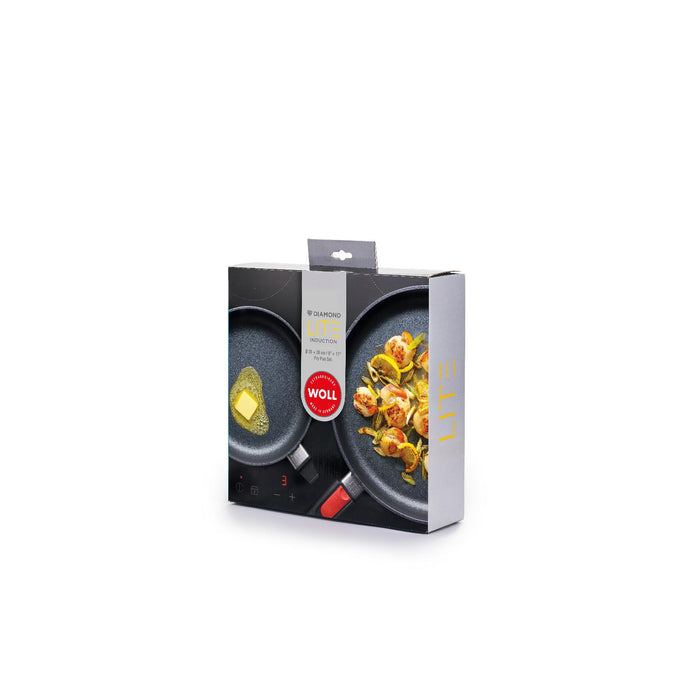 Woll Pfannenset Diamond Lite Induction, Ø20 cm + Ø28 cm, 5 cm hoch