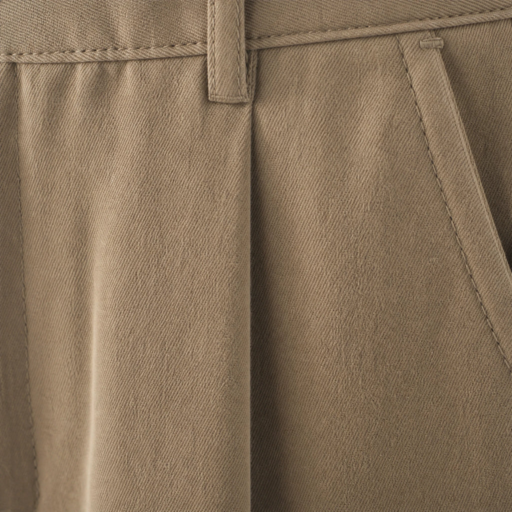 Pantalon vintage homme coupe droite années 30 - close-up détail matière