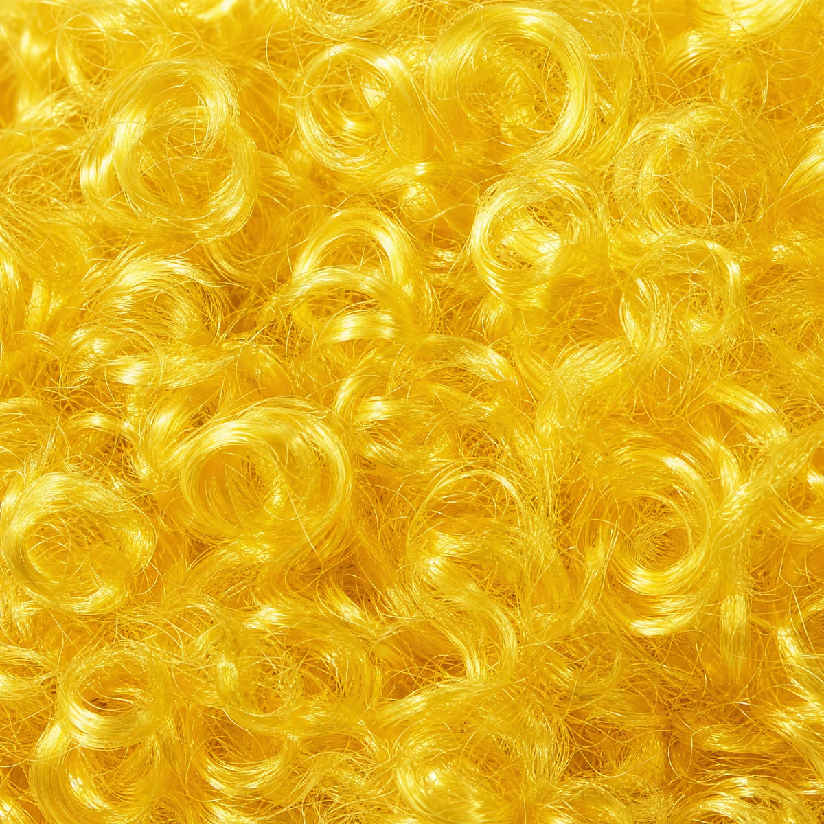 Perruque Afro Couleur Enfant Disco - close-up détail matière