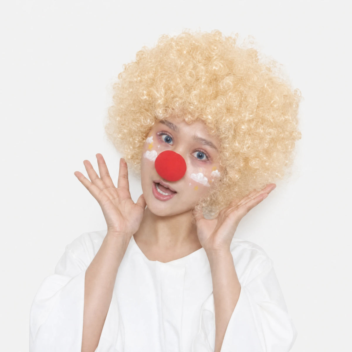 Perruque Afro Couleur Enfant Disco - Doré