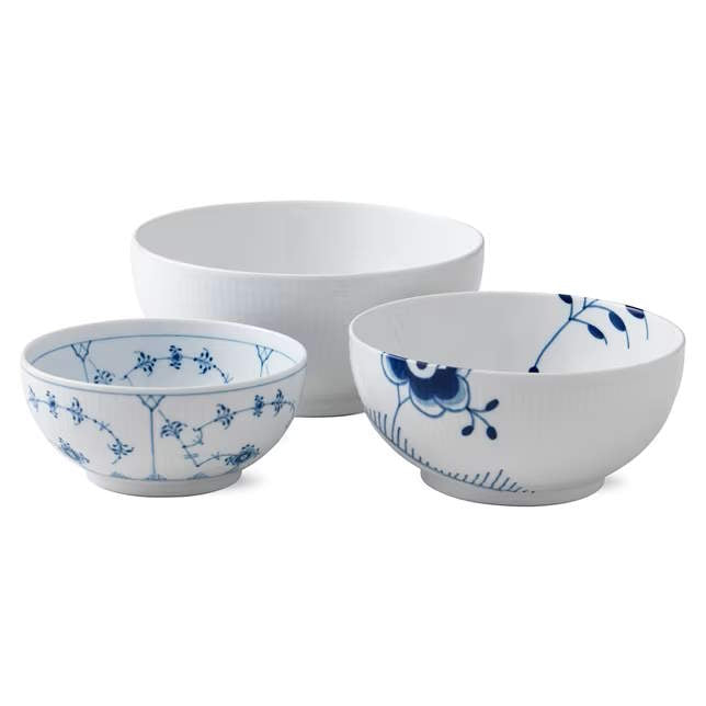 Royal Copenhagen - Schalen Set - 3 Stück - 110 cl, 180 cl, 310 cl