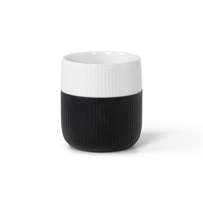 Royal Copenhagen Fluted Contrast Kaffeebecher - Jet 33 cl