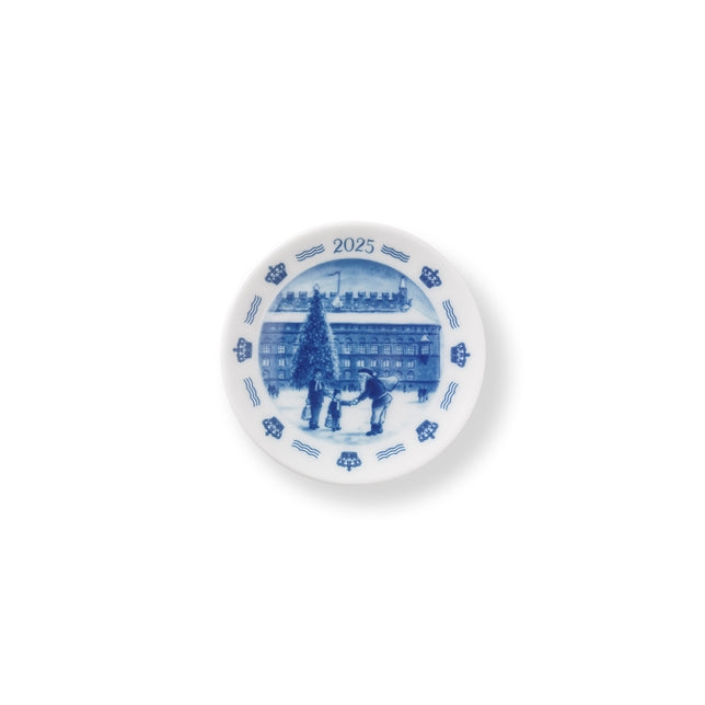 Royal Copenhagen Weihnachts-Plakette 2025, Weihnachten in Kopenhagen, 8,5 cm
