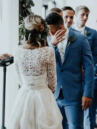 Robe de Mariée Deux Pièces Vintage
