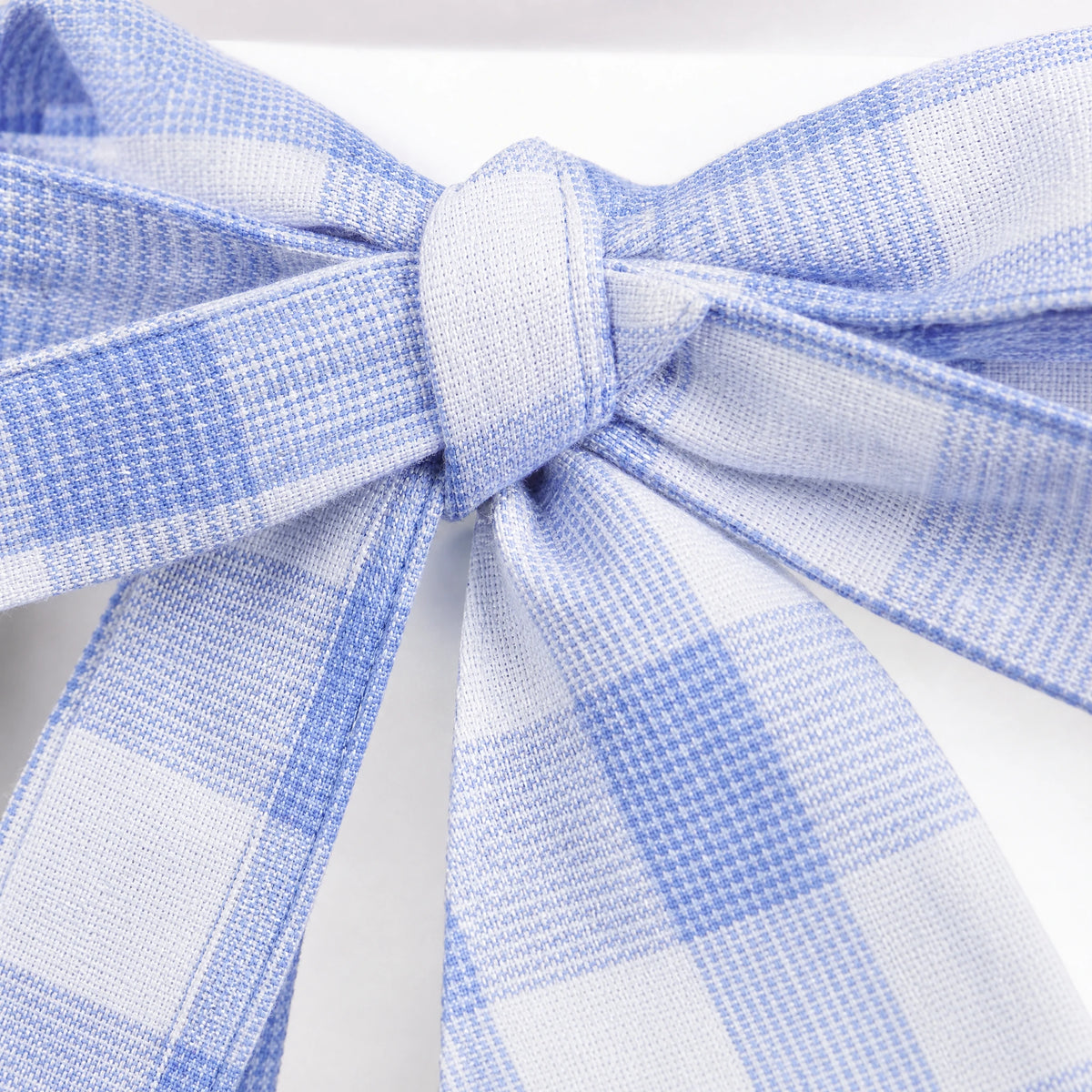 Robe Rétro Dos Nu à Carreaux pour Femme - close-up détail matière
