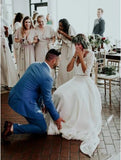 Robe de Mariée Deux Pièces Vintage