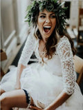 Robe de Mariée Deux Pièces Vintage