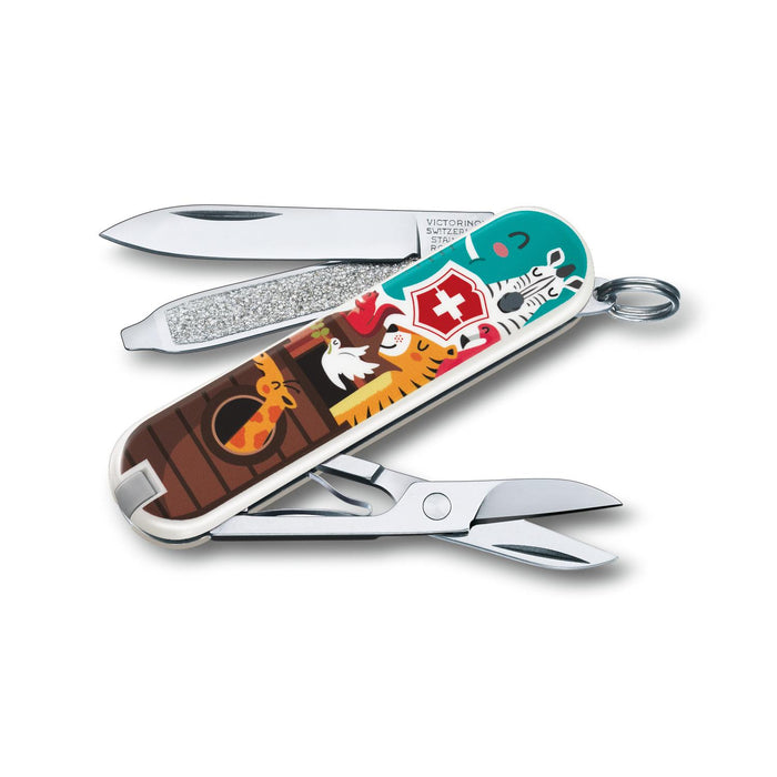 Victorinox Erwachsene Taschenmesser Classic, 58mm, The Ark, Angabe