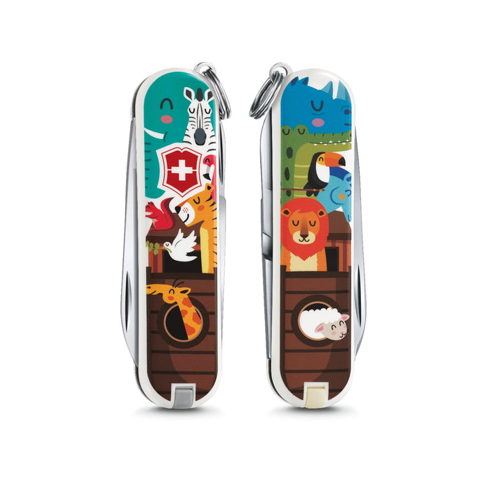 Victorinox Erwachsene Taschenmesser Classic, 58mm, The Ark, Angabe