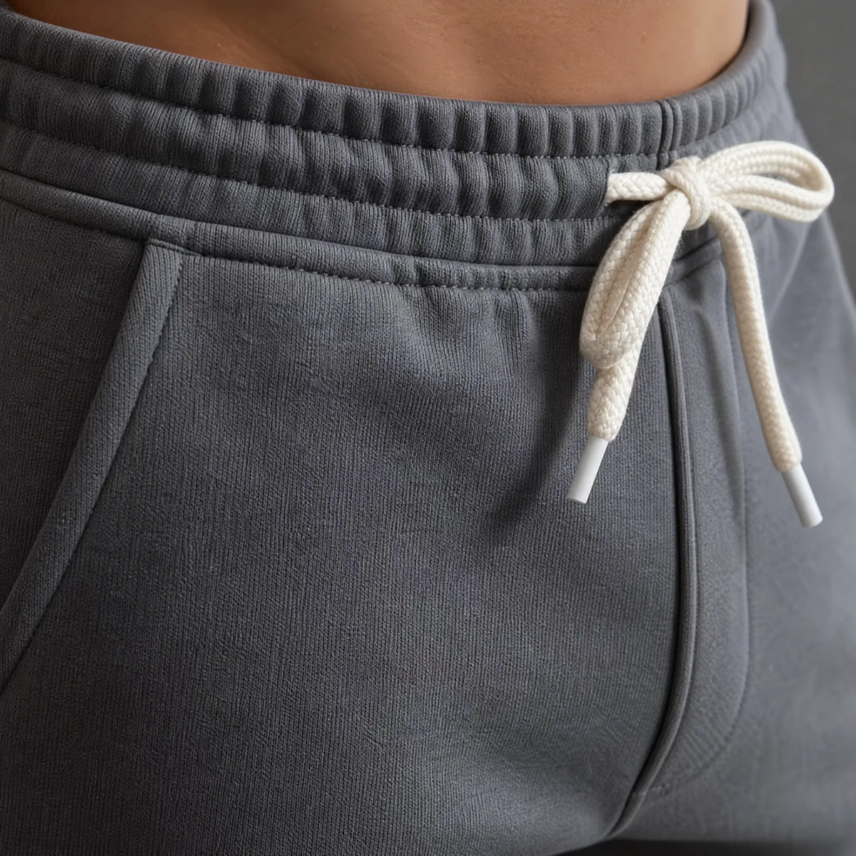 Short Athlétisme Année 80 - close-up détail matière