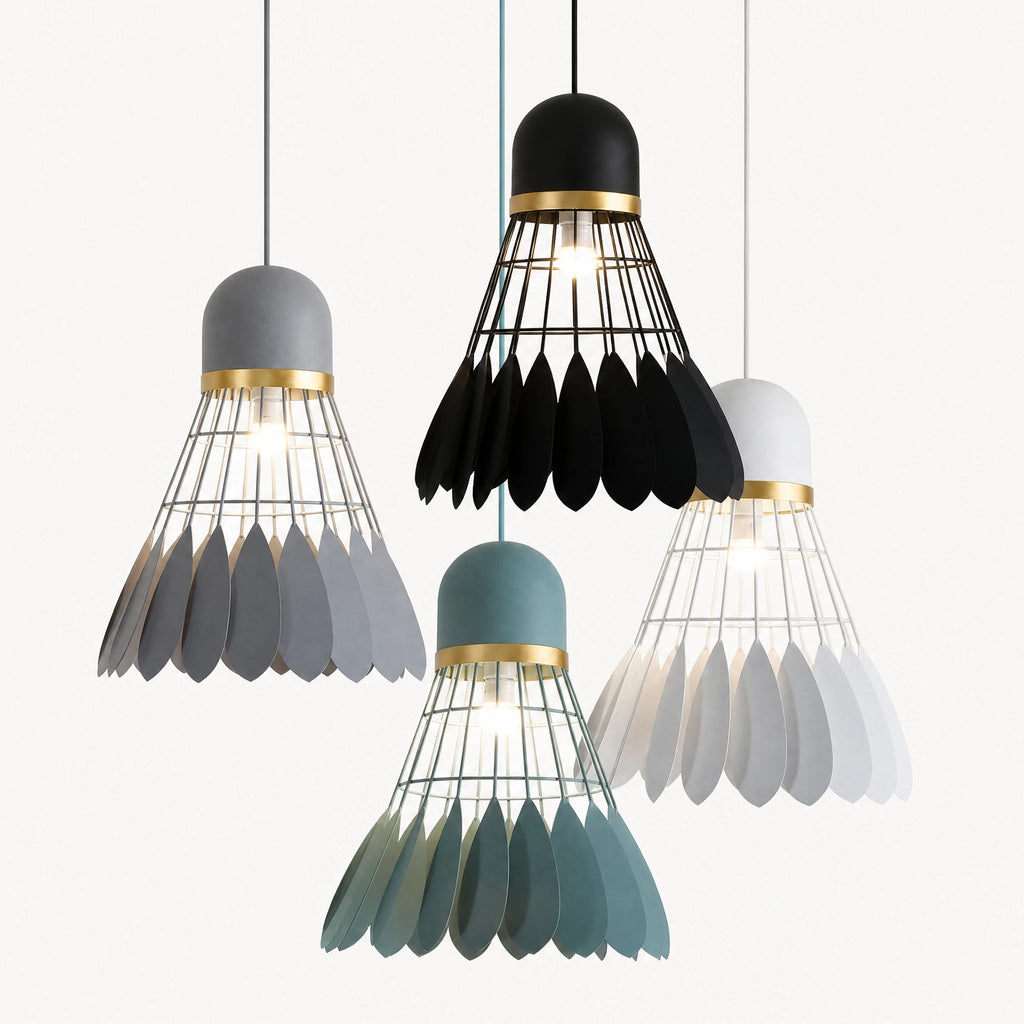 Suspension Luminaire Volant en Forme de Badminton - image principale