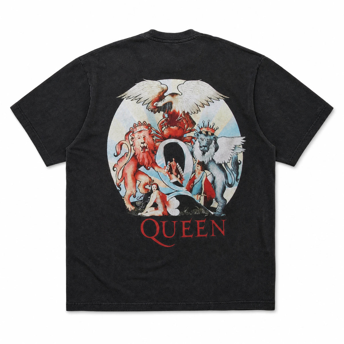 T-shirt Vintage Queen avec Blason des Années 80 - image principale