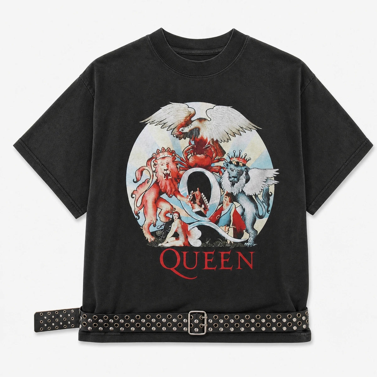 T-shirt Vintage Queen avec Blason des Années 80 - S · M · L