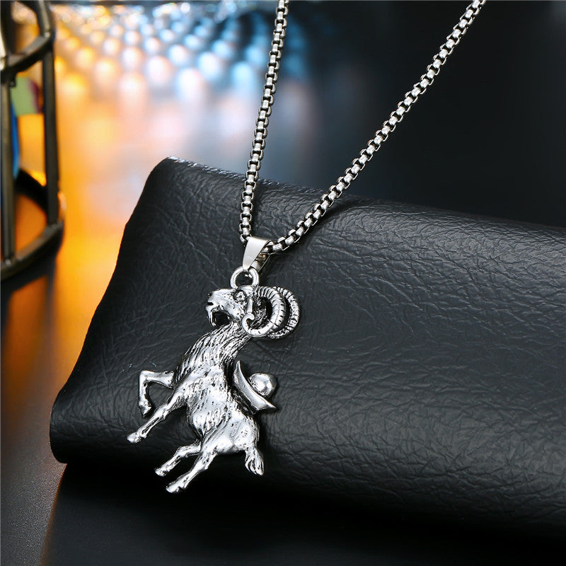 Collier Pendentif Animal Vintage Punk