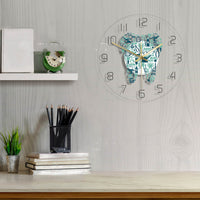 horloge-motif-soins-dentaires-vintage