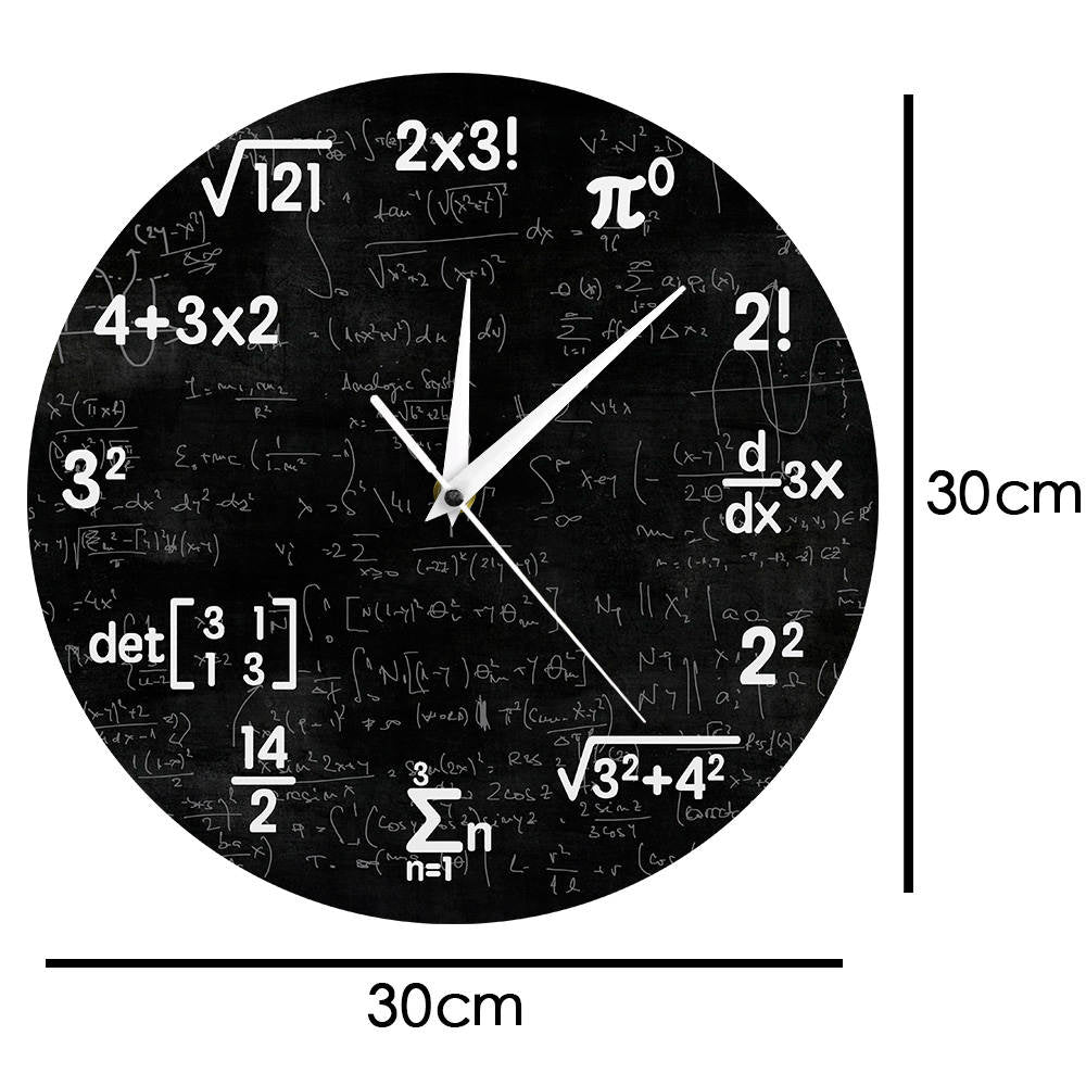 horloge-murale-mathematique-vintage