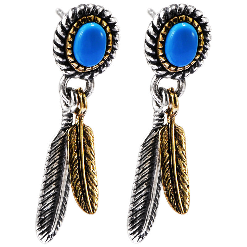 boucles-doreilles-plumes-indiennes-vintage