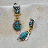 boucles-doreilles-femme-turquoise-vintage