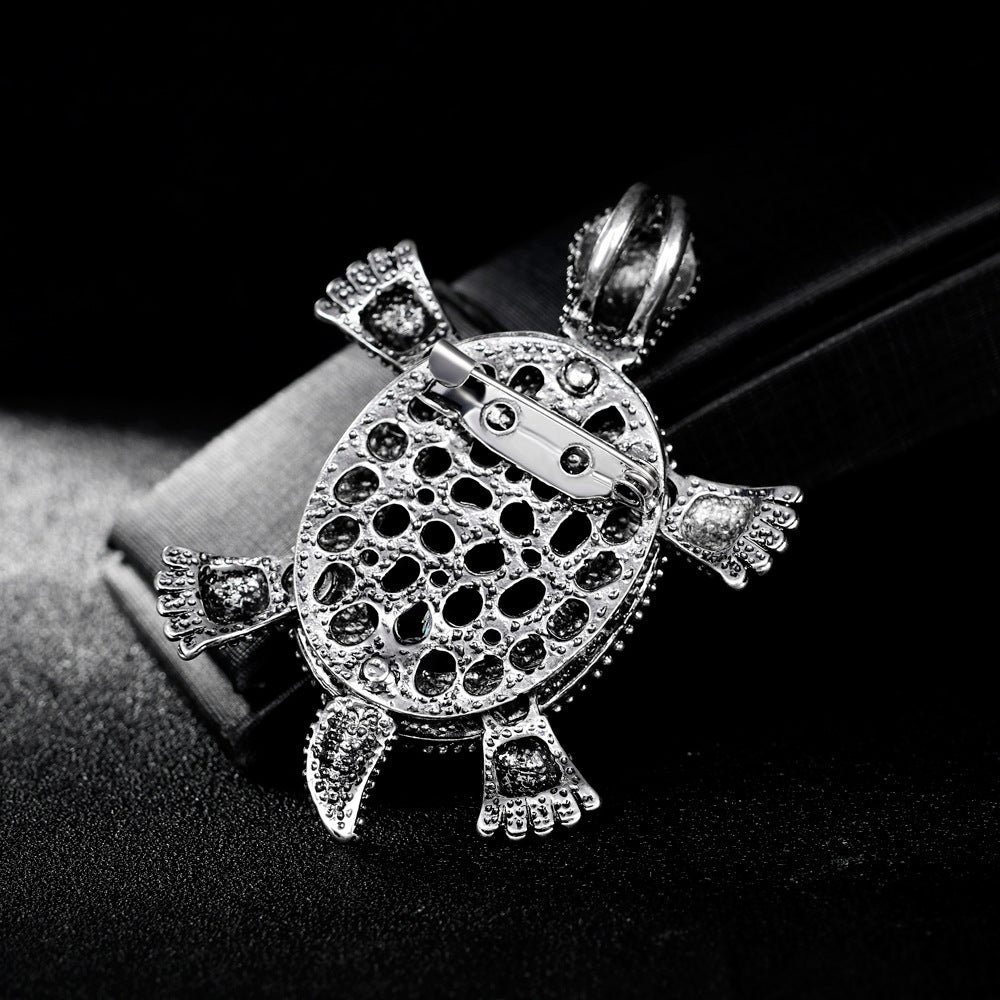 Broche Vintage En Ecaille De Tortue