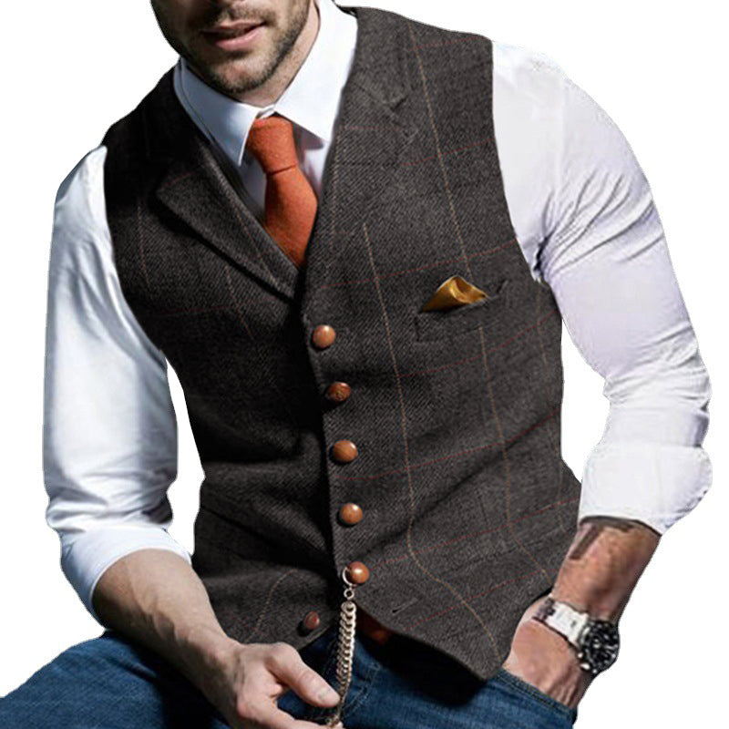 gilet-costume-garcon-honneur-revers-vintage-check