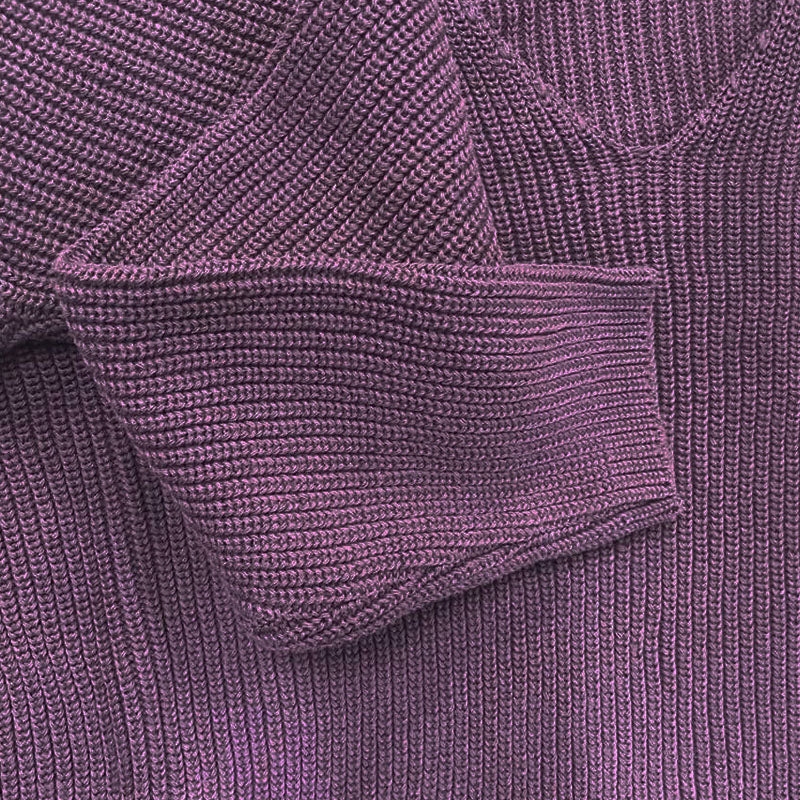 pull-tricot-encolure-v-vintage